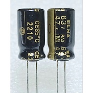 Elna RA3 47uf 63v capacitor audio grade