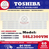 58L2300VM TOSHIBA 58 INCH LED TV BACKLIGHT ( LAMPU TV ) 58" TOSHIBA LED BACKLIGHT 58L2300