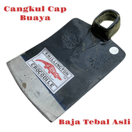 Cangkul Cap Buaya Asli Baja Original Produk Import -Pacul Sawah Anti Lengket Tajam Tebal Top Quality