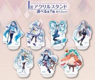 24年1月日版一番賞 雪初音 SNOW MIKU  Second Season I賞 立牌 壓力克牌 初音 全套