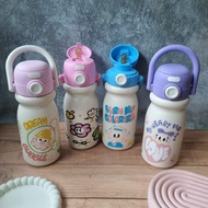 Doodle Tumbler 500ml Stainless SUS 316 Tumbler Handle/ Drinking Bottle/ Viral Tumbler/ [1398]