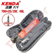 KENDA 700 * 20/28C [F/V 48L] French Nozzle Single Price 23c 25c Jianda Inner Tube 27 * 1-1/4 [K7F48]