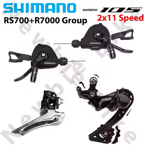SHIMANO 105 RS700 R7000 2x11 Speed Groupset for Road Bike Shifter with Rear Derailleur Front Deraill