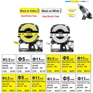 3.5/5/7/11 Mm Heat Shrink Tube SU5S SU11S SU11Y SU5Y SU7Y SU7W Secondary Label For Epson LW-300 LW-4
