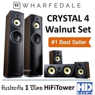 Wharfedale Crystal4 Speaker Set5Ch Walnut (PACK4)