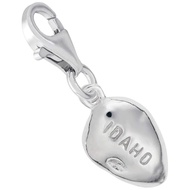 Rembrandt Charms Idaho Potato Charm with Lobster Clasp, Sterling Silver