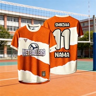 Free Volleyball Jersey Custom Name RC - New Design NETBALL Jersey Baju Volleyball Lelaki Cheap Jerse