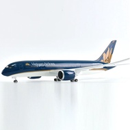 Vietnam Airlines Boeing 787 Dreamliner Aircraft Model with LED Cockpit & Cabin Light  High Quality D