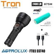 ASTROLUX FT03 SST40 2400 LUMENS 875METER SENTER SUPER TERANG - DHIORA STORE