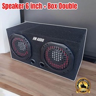 Speaker 6 inch Pasif plus Box Double zhys
