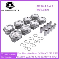 M278 Engine Φ92.9mm Piston & Piston Ring Set For Mercedes-Benz 4.6 4.7 CLS500 CLS550 CL550 E500 E550