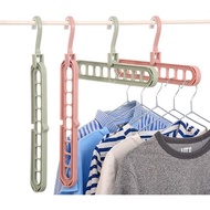 Space-saving 9-hole multi-purpose clothes hanger 2341 convenience shop 777