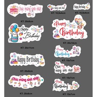Happy birthday banner, Happy birthday, cake decoration, gift basket