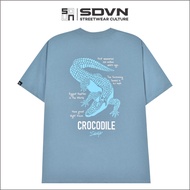Local Brand SDVN Unisex Cotton T-Shirt - CROCODILE