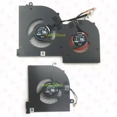 LL New for MSI P65 Creator 8RE 8RF GS65VR GS65 MS-16Q1 16Q2 GPU & CPU Cooling Fan