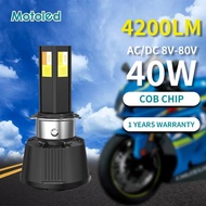 Brand newMOTOLED P15D H4 BA20D HS1 H6 H6M White Red Blue Yellow LED Lamp Motorcycle Headlight Bulb w