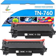 TRUE IMAGE Compatible Toner Cartridge Replacement for Brother TN760 TN730 Brother DCP-L2550dw HL-L23