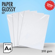 Glossy Photo Paper 210 GSM | Photo paper | Glossy 210 GSM | Photo Paper Contains 20 Sheets