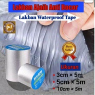 COD Termurah. Lakban Anti Bocor Lem Anti Air Aluminium Foil Butyl Tahan panas Waterproof Tape Tambal