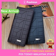 iFASHION 1336 Men Casual Long Wallet Purse Pouch Zip Coin Lelaki Beg Duit Dompet Panjang