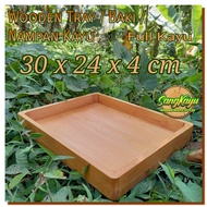 Wooden tray 30x24x4cm Wooden Tray Tray Wooden storage box tray