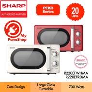 Sharp PEKO Series Microwave Oven ( 20L / 700w ) R220EFWHMA / R220EFRDMA