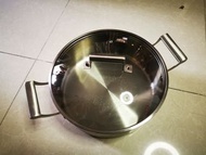 全新不銹鋼304鍋、蒸籠，適用於煤氣爐、電磁爐等。