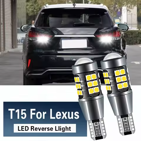 2pcs Canbus LED Reverse Light Blub Backup Lamp W16W T15 92 For Lexus IS250 IS350 IS F IS200T RX400H