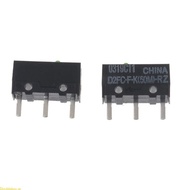 Doublebuy 2Pcs Mouse Micro Switch D2FC-F-7N 50m Mouse Button Fretting Switch D2FC-E-7N Green Dot 50 