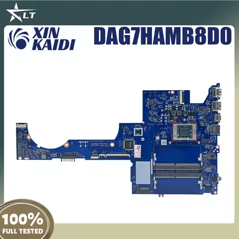 For HP Pavilion 15-EH Laptop Motherboard DAG7HAMB8D0 With R3-4300U R3-5300U CPU Fully Spectre x360 1