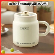 Vastore     JIEXG 800ml Electric Heating Cup Multi-Function Health Pot Mini Dorm Office Milk Heater 