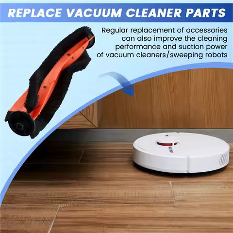 B06B-Roller Main Brush Replacement Parts For Xiaomi Mijia Lydsto R1 Robot Vacuum Cleaner Accessories