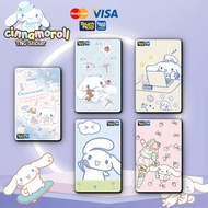 Cinnamoroll (2) TNG Pelekat - Tng Touch N Go/Bank kad pelekat pelindung (Beli 4 Percuma 1)(TNG Stick