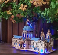 Đồ chơi Lắp ráp 3D gỗ - Mô Hình kiến trúc Nhà Thờ Thánh Pauls