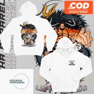 Anime ONE PIECE LUFFY VS KAIDO ZIPPER JACKET VOL 2 S M L XL 2XL 3XL 4XL 5XL MEN WOMEN
