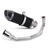 motorcycle exhaust pipe gy6 exhaust system tank 200 efi scooter for yamaha zuma gy6 200cc