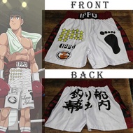 Anime Hime Walang Ippo Men's Boxer Shorts Makunouchi Manga Print Gym Shorts Mesh Quick-Dry Short Pa