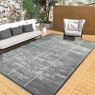 Mirok Outdoor Rug, Waterproof Reversible Patio Rugs, 9'x12' Large Outdoor Area Rug Foldable Plastic 