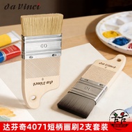 German Davinci davinci davinci4071 Short Handle Painting Brush Set Fiber Hair Acrylic Oil Painting B