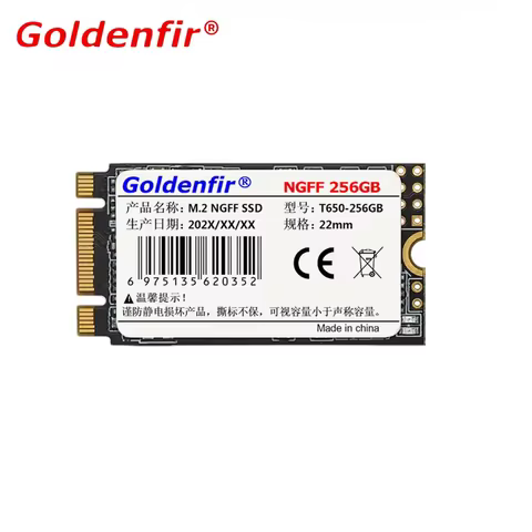 Goldenfir SSD NGFF m.2 128GB 256GB 512GB 1TB 22 * 42mm size internal solid-state drive