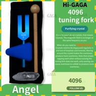 Purification Dedicated Blue Tuning Fork 4096hz Color Tuning Fork with Triangle Handle High Frequency