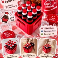 GANTUNGAN Soda fidget clicker | Fidget clicker 3D Keychain | Fidget clicker | Clicker Keyboard | Cli