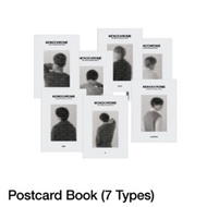 PREORDER) BTS POP-UP : MONOCHROME OFFICIAL MERCH POSTCARD BOOK(7 TYPES)