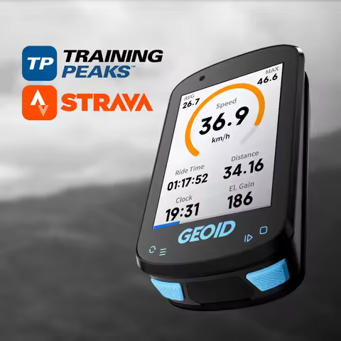GEOID CC600 Route Navigation Bicycle GPS Computer 11 Languages Wireless Bike Speedometer Color Scree
