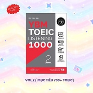 Sách YBM TOEIC LISTENING1000 Vol.2 (YBM Actual Toeic Tests LC 1000) - Alphabooks - BẢN QUYỀN