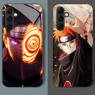 naruto pain 08 Glass Phone Case For Samsung Galaxy A55 A54 A35 A36 A14 A53 A15 A34 A25 A06 A05 A05S 