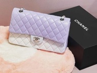 Chanel CF 25 Classic Flag Bag 25cm 粉紫色/粉藍/白/ CF25
