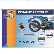 EXHAUST ESPADA E6 Y15 V1 V2 Y15ZR STAINLESS STEEL