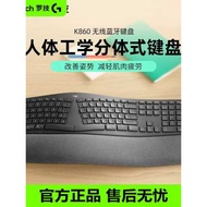 Logitech ERGO K860 Wireless Bluetooth Keyboard Ergonomic Split Commercial Computer Office Comes with