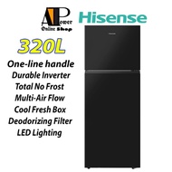 Hisense (320L) 2 Door Fridge Inverter Refrigerator RT328N4ABN